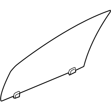 5074211AE Mopar Front Door Glass Illustration 1 of 1