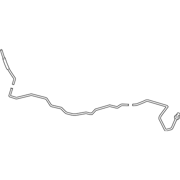Mopar 5135987AA Heater Core Tube 5135987AA Mopar Heater Core Tube Illustration 1 of 1