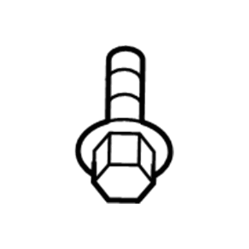 6102152AA Mopar Hexagon Flange Head Screw Illustration 1 of 1