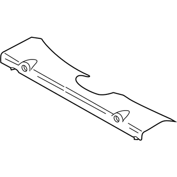 Mopar 4580761AB DEFLECTOR-Lower Radiator To Engine Cr 4580761AB Mopar DEFLECTOR-Lower Radiator To Engine Cr Illustration 1 of 1