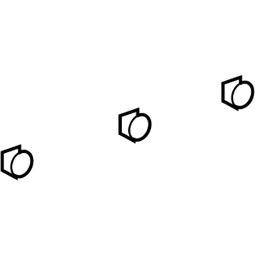 68028673AA Mopar RETAINER-Door Trim Panel Illustration 1 of 1