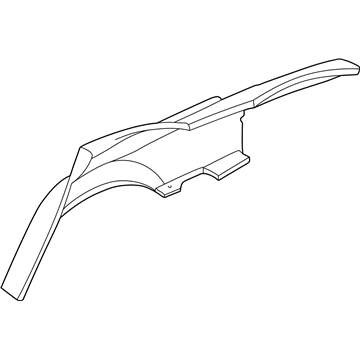 4575442AF Mopar Quarter Panel Illustration 1 of 1