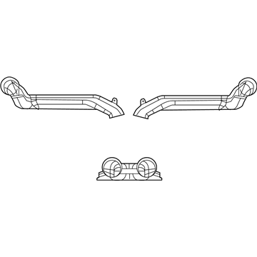 68080789AA Mopar Duct-Center Distribution Illustration 1 of 1