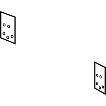 68248701AA Mopar Rear Bumper Bracket Illustration 1 of 1