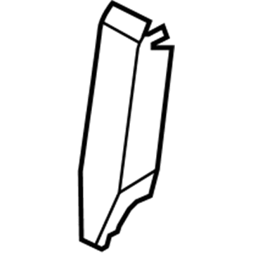 1AM131D5AB Mopar Fold Flat Shield Illustration 1 of 1