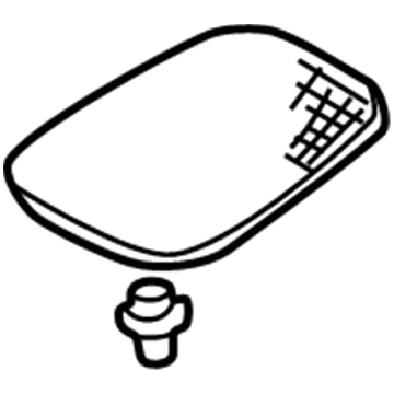 MR621749 Mopar Grille-Rear Shelf Speaker Illustration 1 of 1