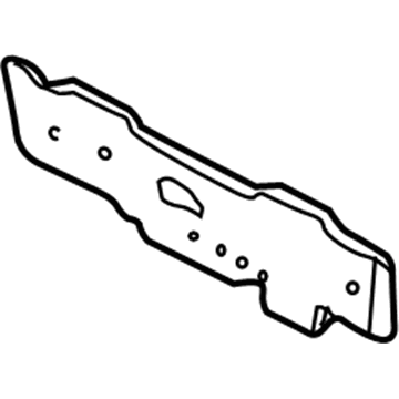 4580752AD Mopar REINFMNT-Front Side Rail Illustration 1 of 1