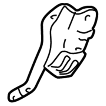 68019034AA Mopar Bracket-Rear Seat Back Illustration 1 of 1