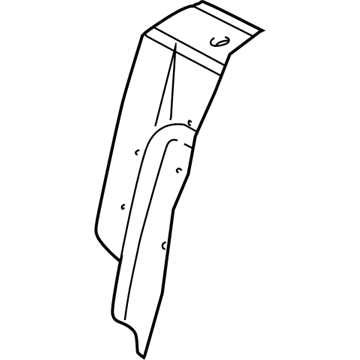 YG871L5AA Mopar Rear Seat Back Cover Illustration 1 of 1