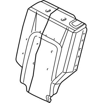 1GJ211DBAA Mopar Rear Seat Back Illustration 1 of 1