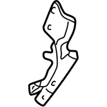 Mopar 68019035AA Bracket-Rear Seat Back 68019035AA Mopar Bracket-Rear Seat Back Illustration 1 of 1