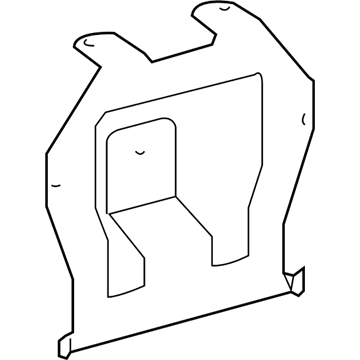 Mopar 68013402AA Bracket-Module 68013402AA Mopar Bracket-Module Illustration 1 of 1