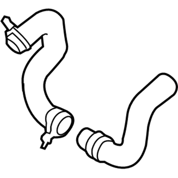 Mopar 5058735AC Radiator Outlet Hose 5058735AC Mopar Radiator Outlet Hose Illustration 1 of 1