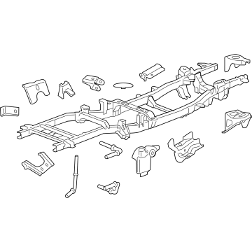 68371543AA Mopar Chassis Frame Assembly Illustration 1 of 1