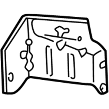 Mopar 55116395AC Instrument Panel Bracket 55116395AC Mopar Instrument Panel Bracket Illustration 1 of 1