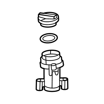 68504396AA Mopar Tube-Oil Filler Illustration 1 of 1