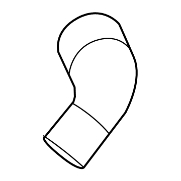 Mopar 5281525AB HOSE-EGR COOLER 5281525AB Mopar HOSE-EGR COOLER Illustration 1 of 1