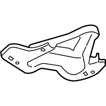 52089933AB Mopar Bracket-Insulator Illustration 1 of 1