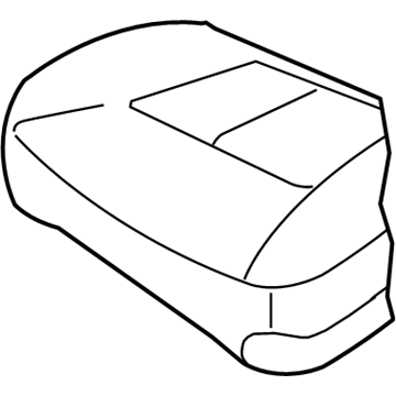 1JL171J8AA Mopar Front Seat Cushion Cover Illustration 1 of 1