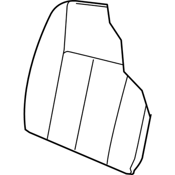 1JL661J8AA Mopar Front Seat Back Cover Illustration 1 of 1