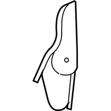 5017734AA Mopar Seat Latch Cover Illustration 1 of 1