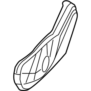 Mopar 1ZV79DX9AG Shield-Seat 1ZV79DX9AG Mopar Shield-Seat Illustration 1 of 1