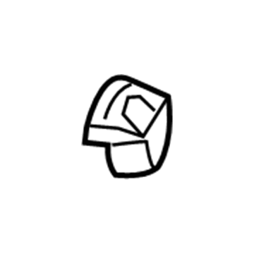 Mopar 1ZW13DX9AC Seat Recliner Handle 1ZW13DX9AC Mopar Seat Recliner Handle Illustration 1 of 1