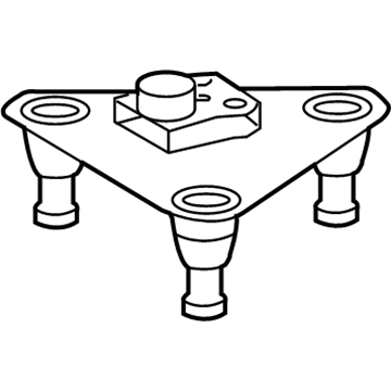 5119383AA Mopar Hydraulic Control Unit Bracket Illustration 1 of 1
