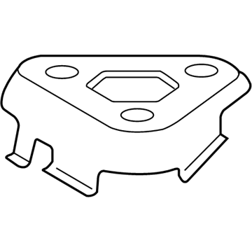 Mopar 5139489AA Hydraulic Control Unit Bracket 5139489AA Mopar Hydraulic Control Unit Bracket Illustration 1 of 1
