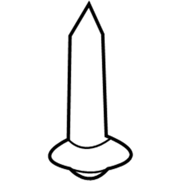 6104568AA Mopar Screw-Tapping Round Head Illustration 1 of 1