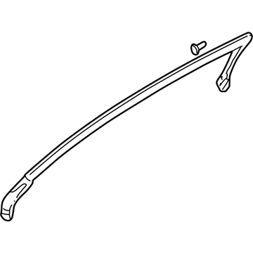 MR341828 Mopar Front Door Weatherstrip Illustration 1 of 1