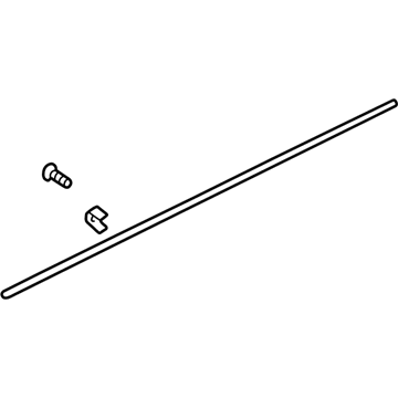 MR647714 Mopar Front Door Protect Molding Illustration 1 of 1