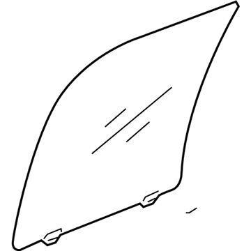 55276108AD Mopar Rear Door Glass Illustration 1 of 1