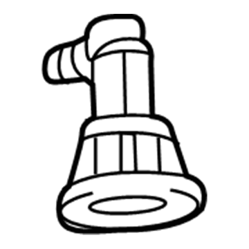 Jeep Grand Cherokee WK Windshield Washer Nozzle - 68175211AA