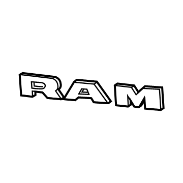 2024 Ram 2500 Emblem - 68358570AA