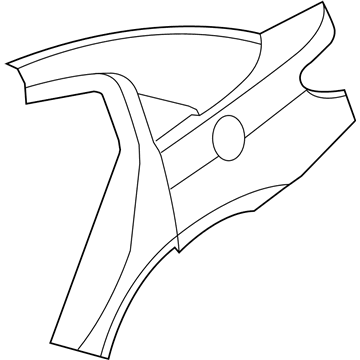Mopar 68092180AB Body Side Aperture Rear Panel 68092180AB Mopar Body Side Aperture Rear Panel Illustration 1 of 1