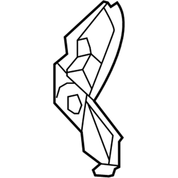 68081475AA Mopar Tail lamp Mounting Panel Illustration 1 of 1