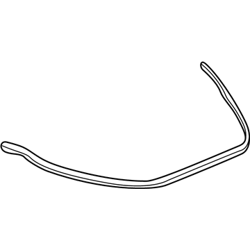 4724930AD Mopar WEATHERSTRIP-Hood To Radiator Illustration 1 of 1