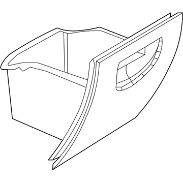 Jeep Wrangler Glove Box - 5KD241DVAB