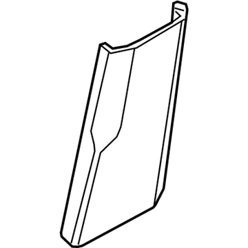 5VW34GTVAA Mopar B Pillar Molding Illustration 1 of 1