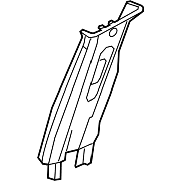 6NZ64LXHAA Mopar B Pillar Molding Illustration 1 of 1