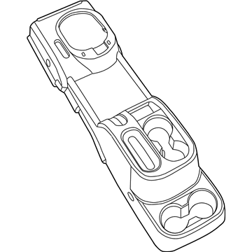 1MV281D5AA Mopar Center Console Illustration 1 of 1