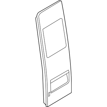 Mopar 5123917AA Rear Cargo Door 5123917AA Mopar Rear Cargo Door Illustration 1 of 1