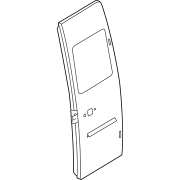 5123915AA Mopar Rear Cargo Door Illustration 1 of 1