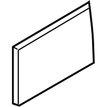 Mopar 5122518AA Silencer-Door 5122518AA Mopar Silencer-Door Illustration 1 of 1