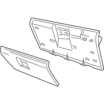 2007 Dodge Ram 3500 Glove Box - 1DB901J8AA
