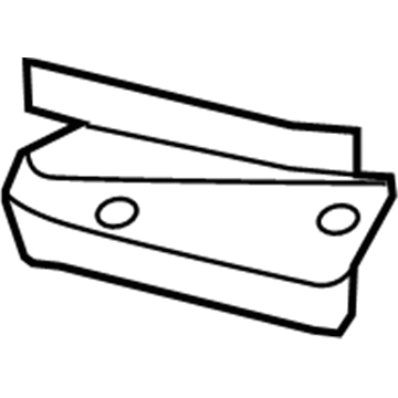 55372934AE Mopar SPAT-Box Side Illustration 1 of 1