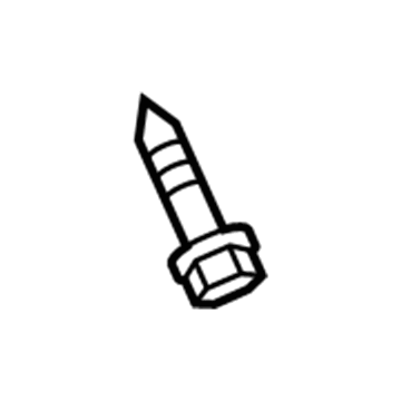 6510174AA Mopar Hexagon Flange Head Tapping Screw Illustration 1 of 1