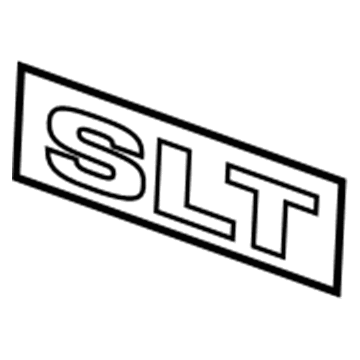 55277437AA Mopar Tailgate Nameplate Illustration 1 of 1