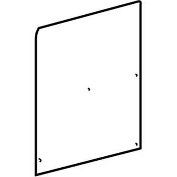 Mopar 5123223AA Cargo Compartment Panel 5123223AA Mopar Cargo Compartment Panel Illustration 1 of 1